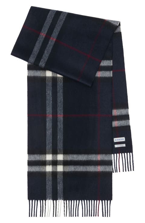 Giant Check Cashmere Scarf