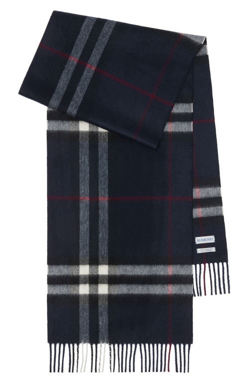 Burberry Giant Check Cashmere Scarf Accessories In Black