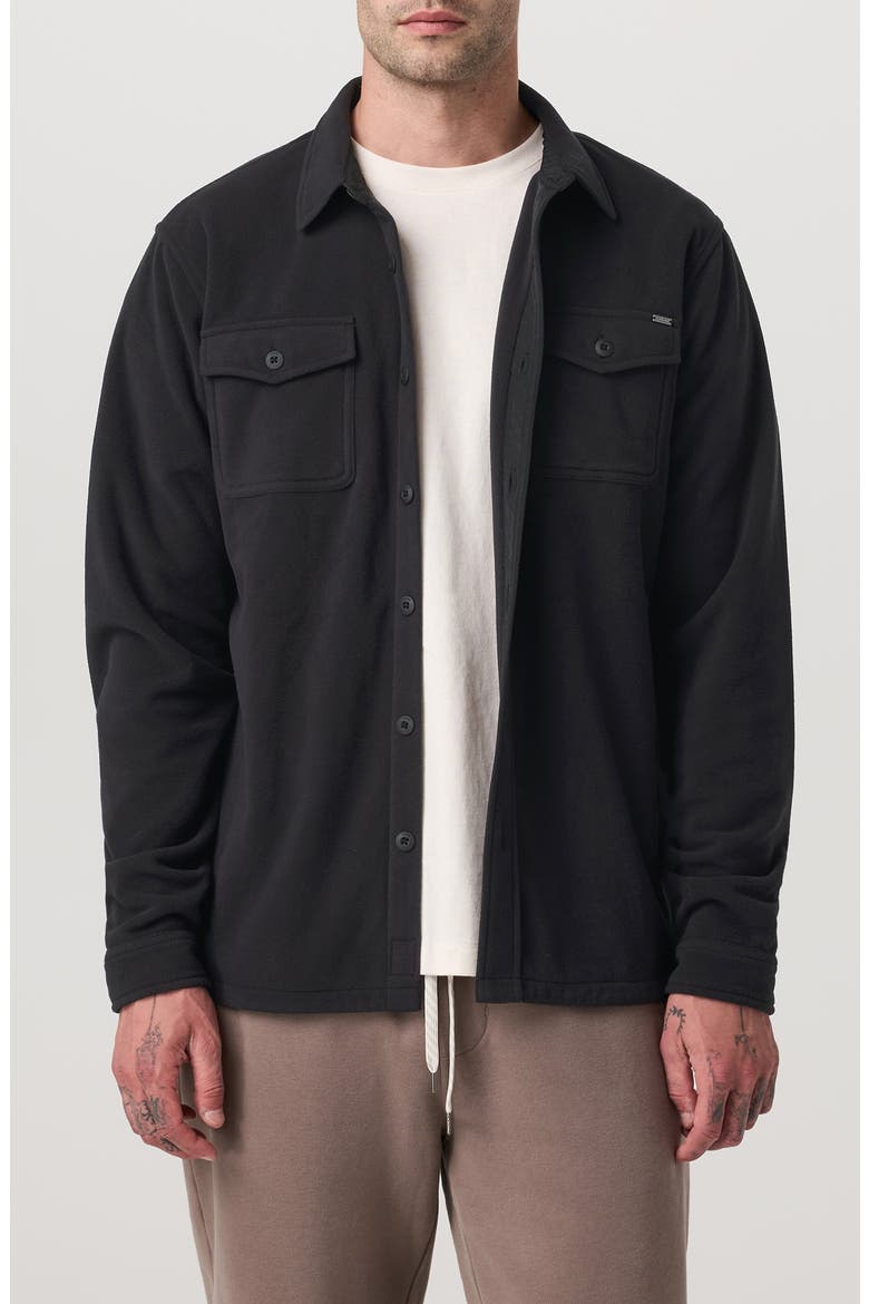 Shirt Jacket, Main, color, BLACK