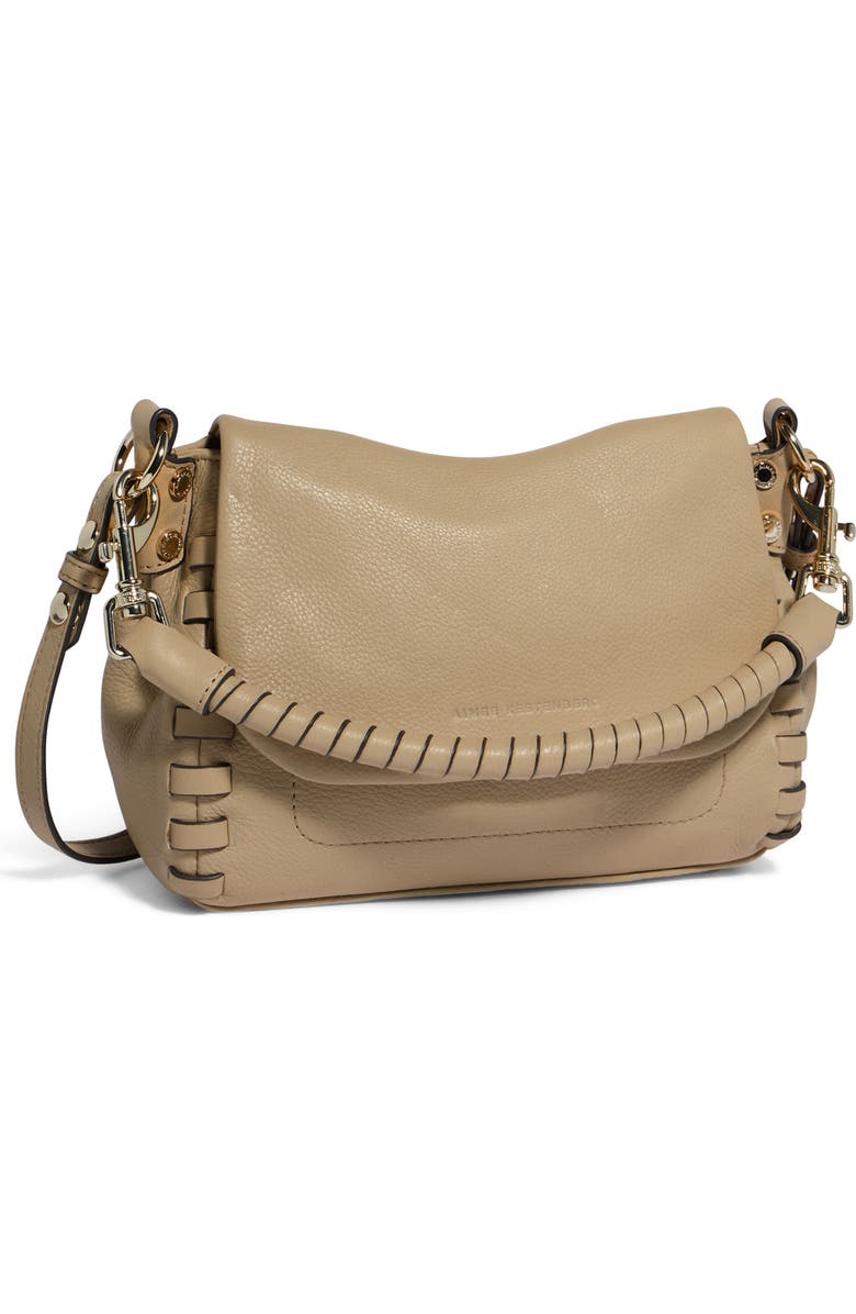 AIMEE Mini Zen Leather Crossbody Bag, Alternate, color, Camel