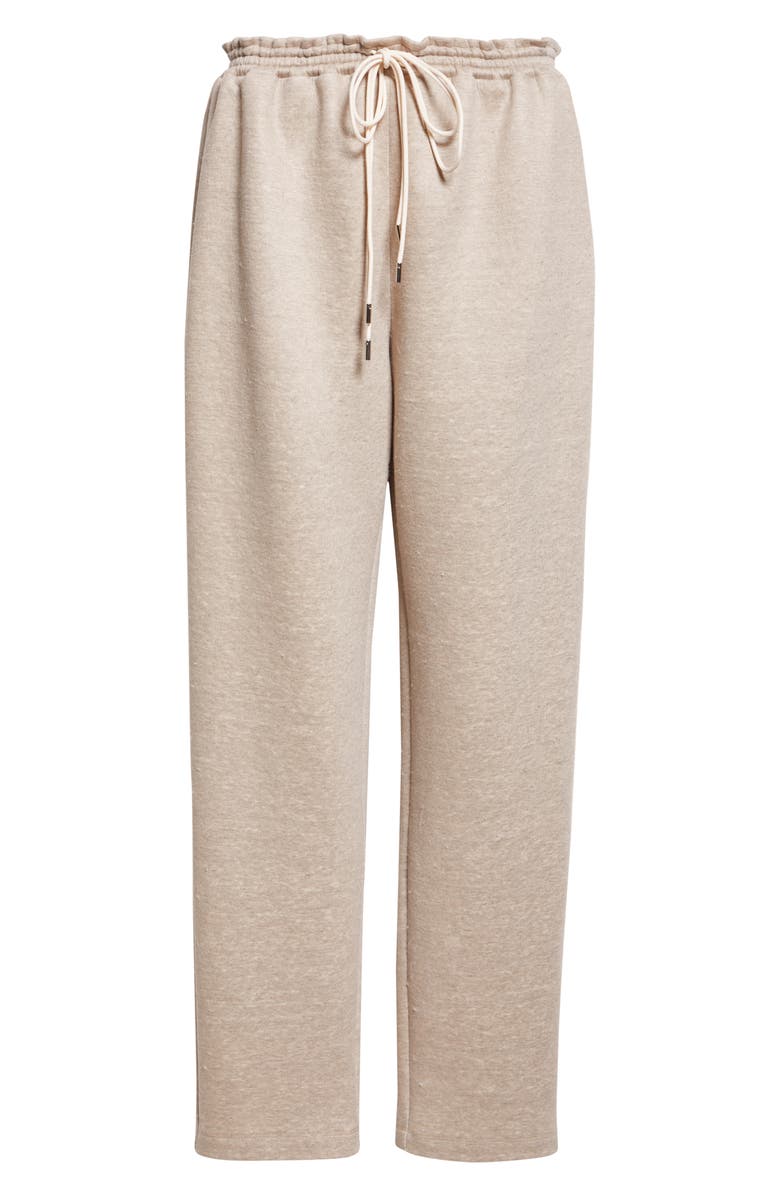 PARTOW Mott Linen Blend Drawstring Pants, Main, color, Oat