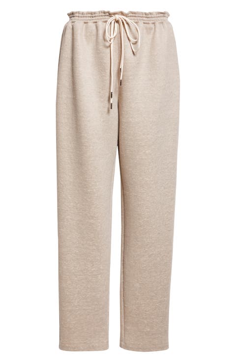 Mott Linen Blend Drawstring Pants