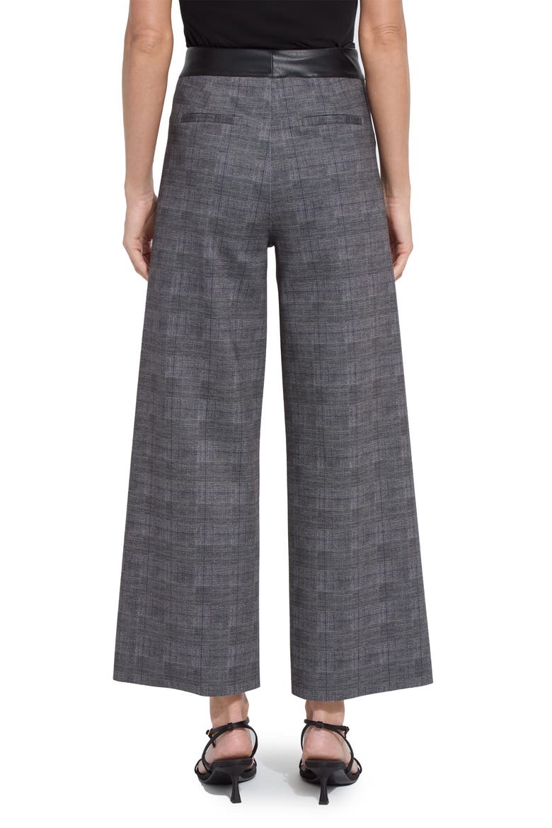 Denver High Waist Ankle Wide Leg Ponte Pants, Alternate, color, CHRC GLEN