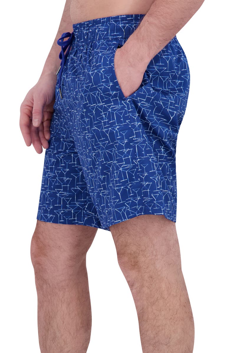 Robert Graham Quickdry Boxer Board Shorts, Alternate, color, Martini