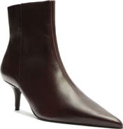 Schutz Mikki Pointed Toe Low Heel Bootie