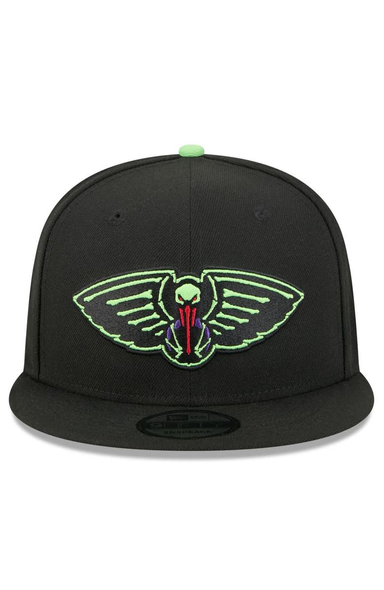 New Era Men's New Era Black New Orleans Pelicans 2025/26 City Edition 9FIFTY Snapback Hat, Alternate, color, Black