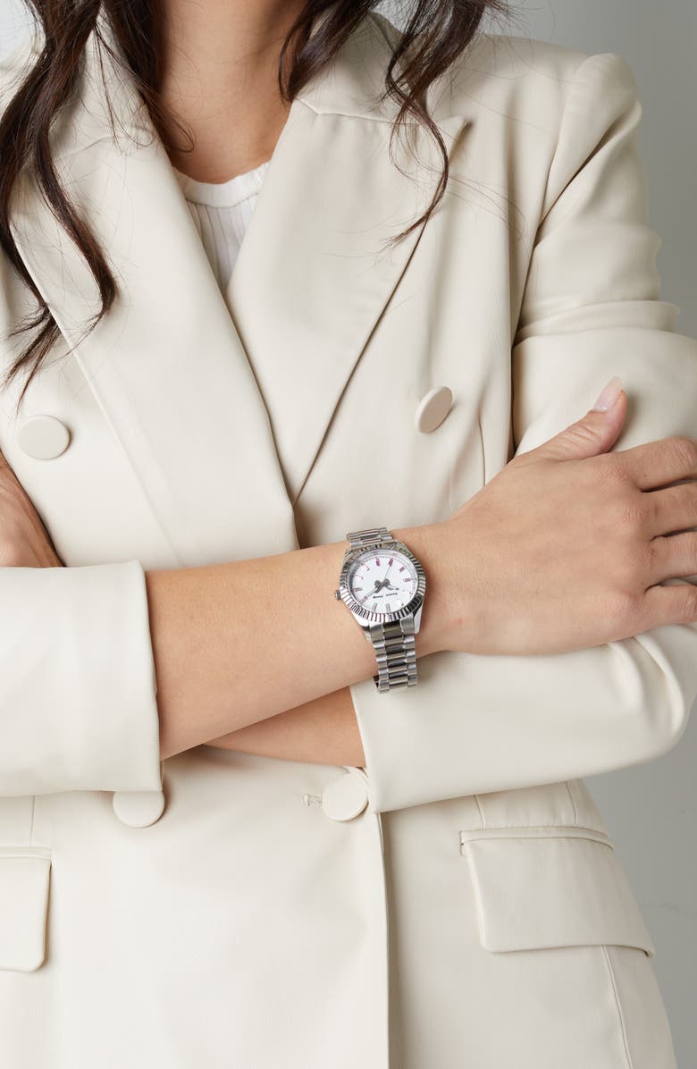 Rachie Shnay La Mariposa Bracelet Watch, 36mm, Alternate, color, Ombre Pink