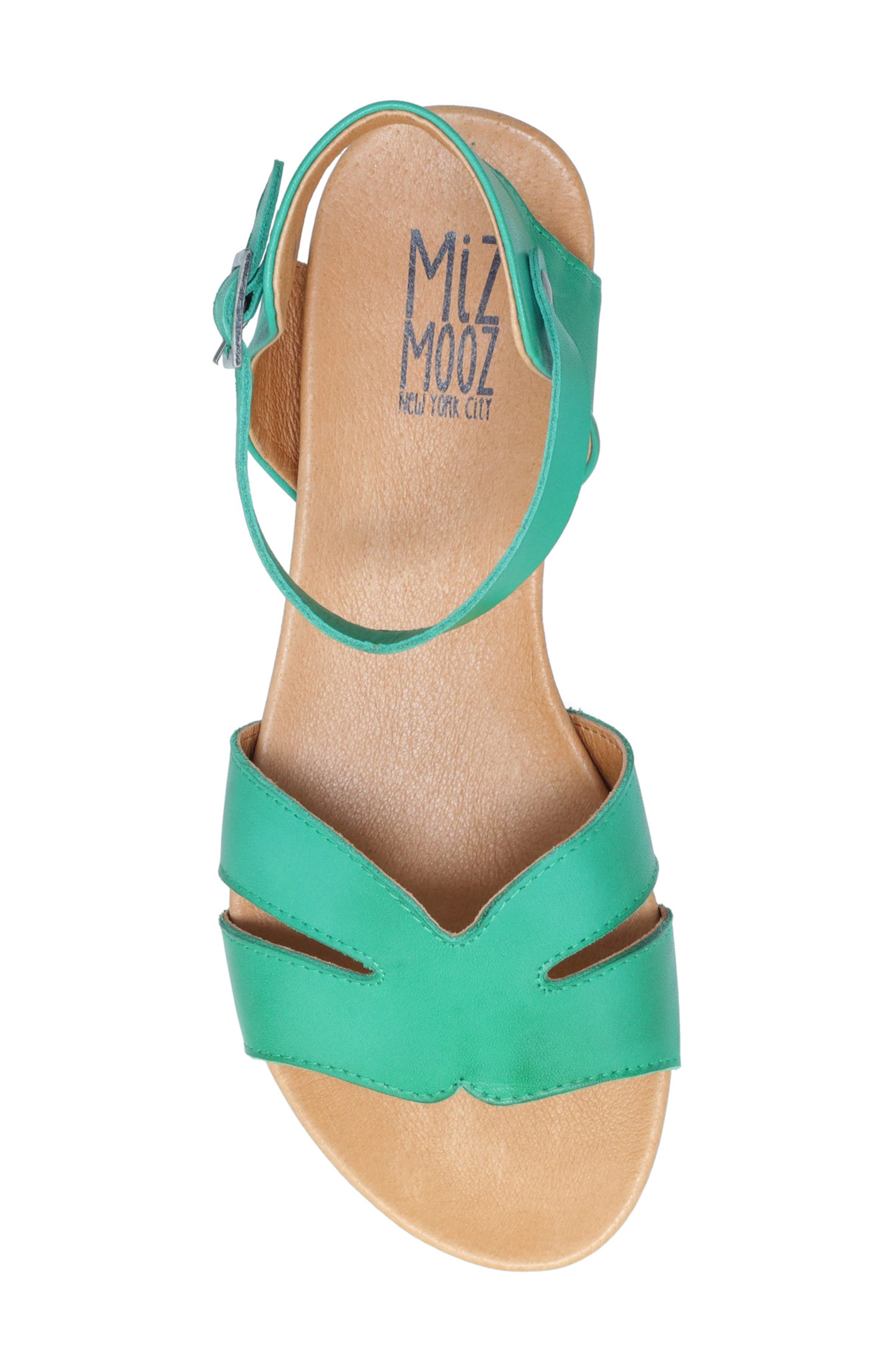 Miz Mooz Annalise Sandal, Alternate, color, Emerald