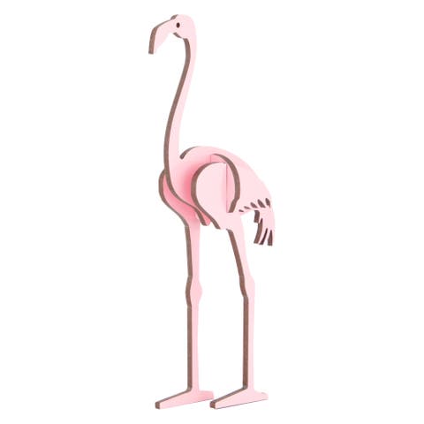 Woodlet Flamingo, 3D Wooden Kit Set, Ages 6+