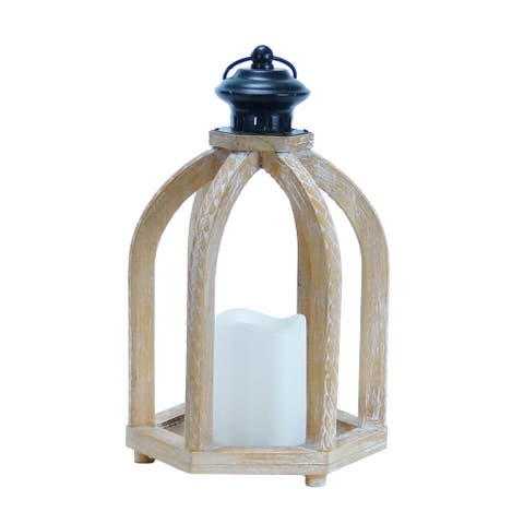 Lantern with LED Candle