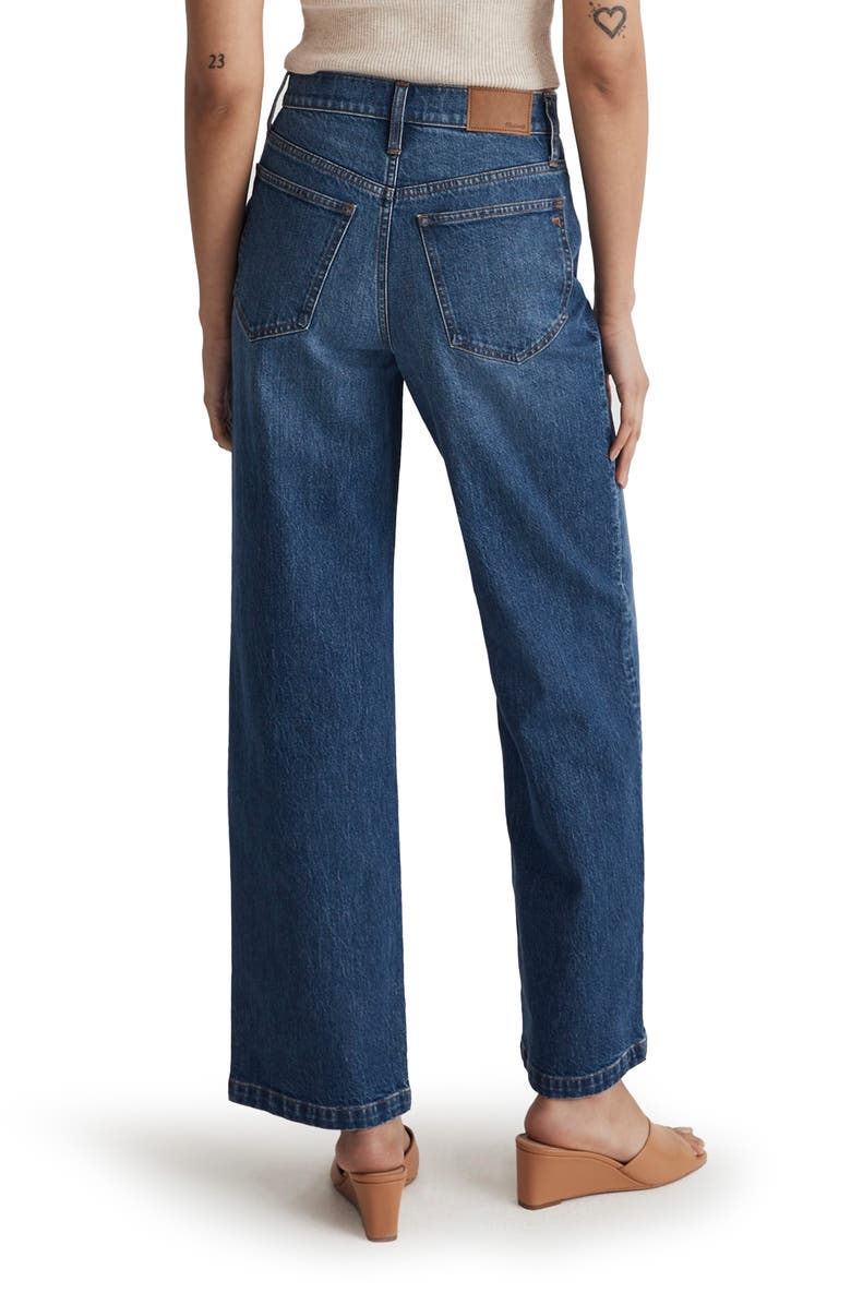 Madewell Perfect Wide Leg Jeans, Alternate, color,