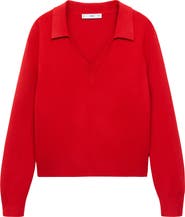 MANGO Johnny Collar Sweater