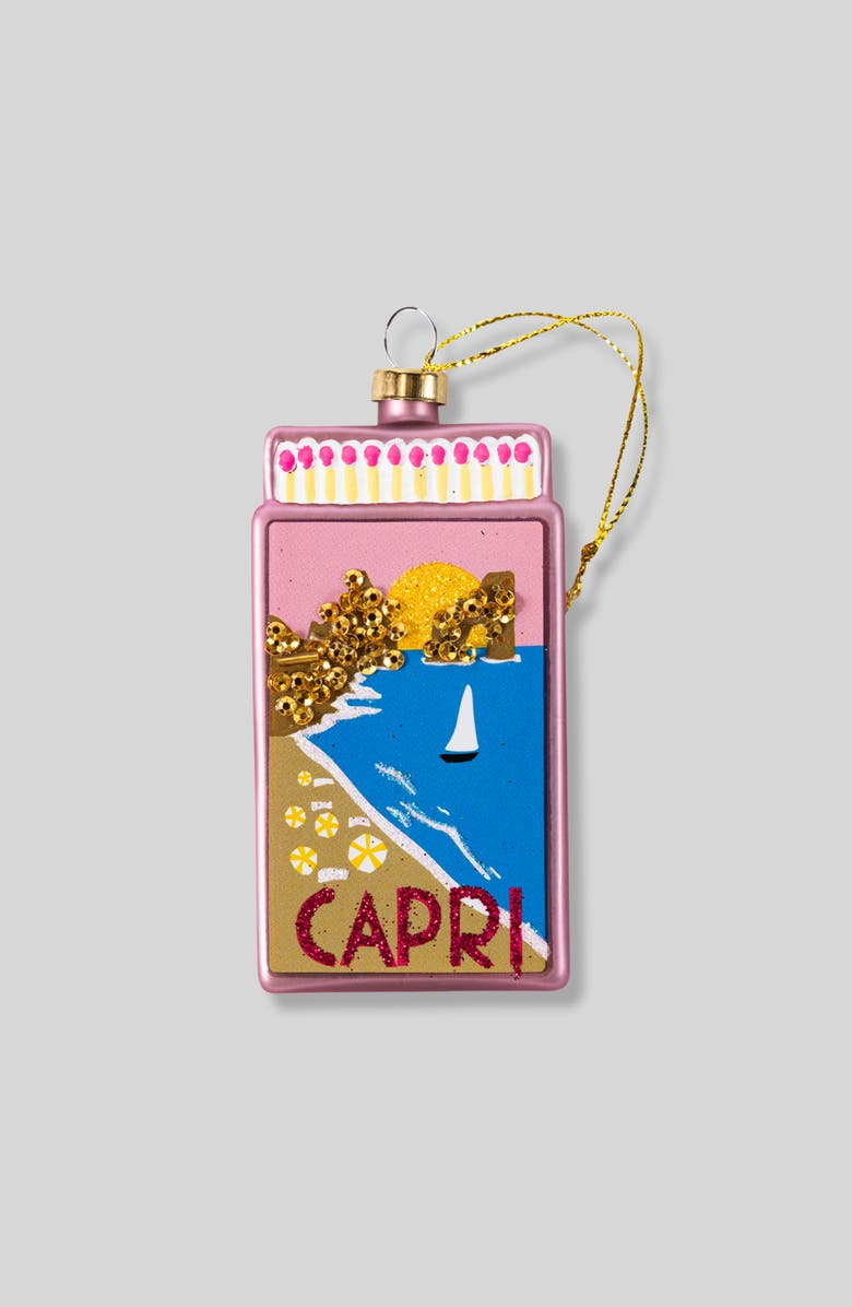 Furbish Matchbook Ornament - Capri, Main, color, Pink
