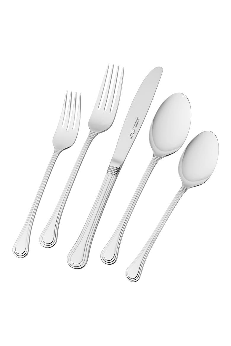 Astley 18/10 Stainless Steel 65-Piece Flatware Set, Main, color, SILVER