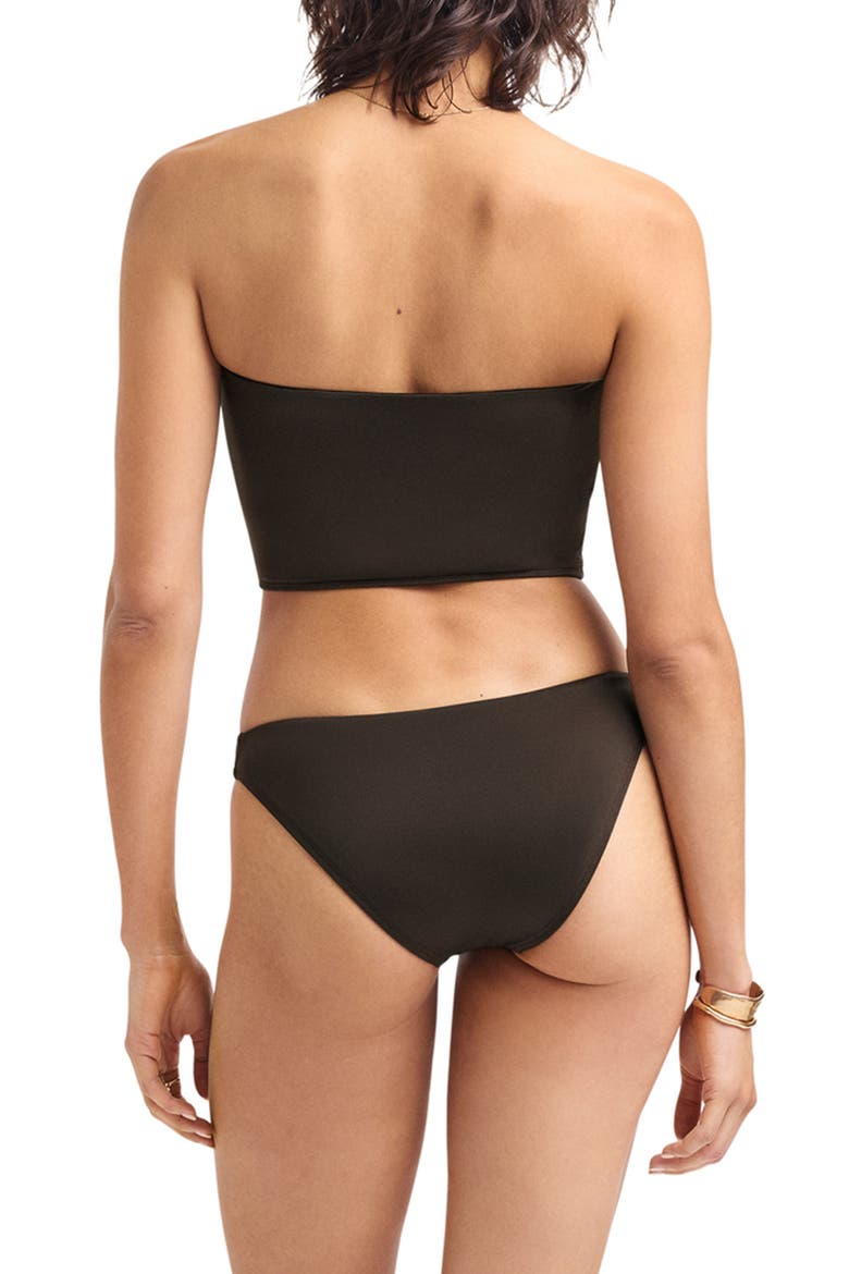 Nala Bandeau Tankini Top, Alternate, color, DEEP EARTH