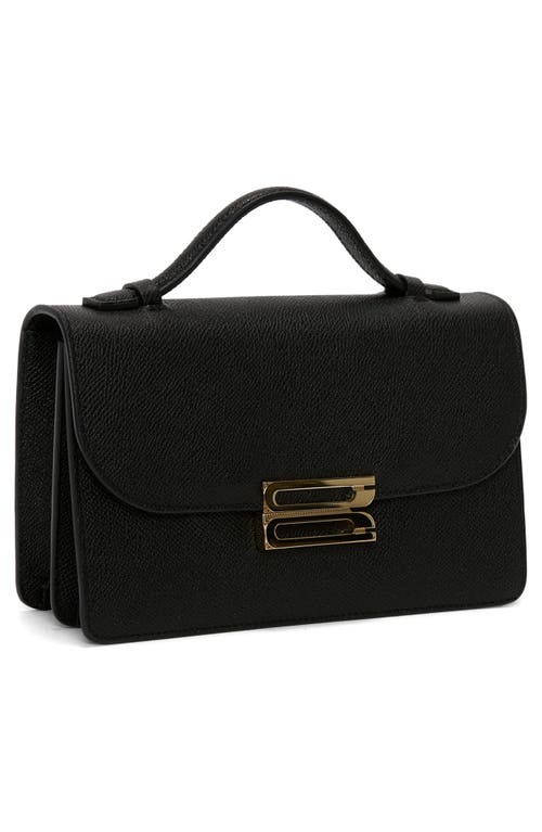 Victoria Beckham Shoulder Bag With Adjustable Strap And Gold-tone Hardware In Black
