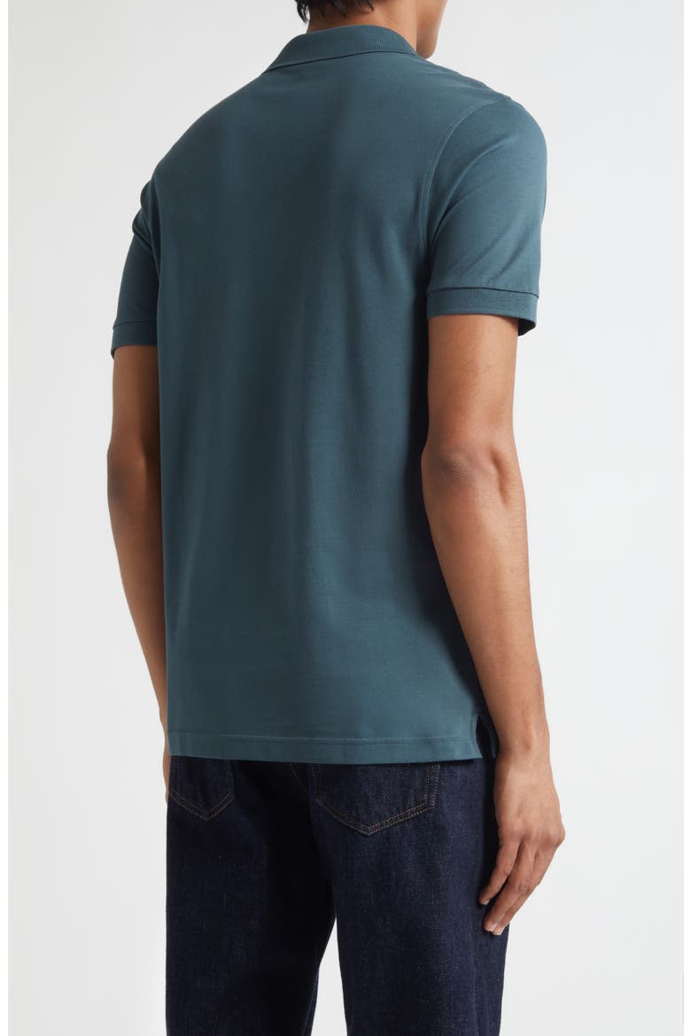 Cotton Piqué Polo, Alternate, color, DARK PETROL