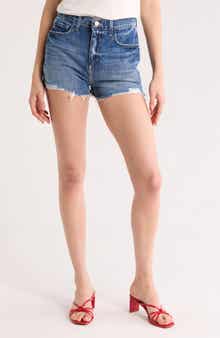 L'AGENCE Clark High Waist Denim Shorts