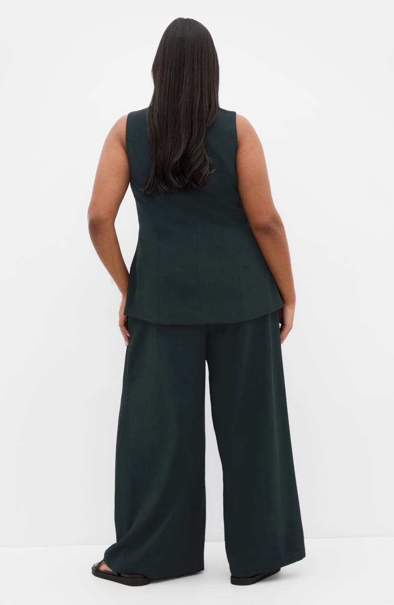 City Chic Abbie Vest, Alternate, color, Deep Emerald