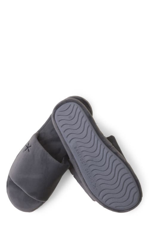 Barefoot Dreams Luxechic Slides In Gray