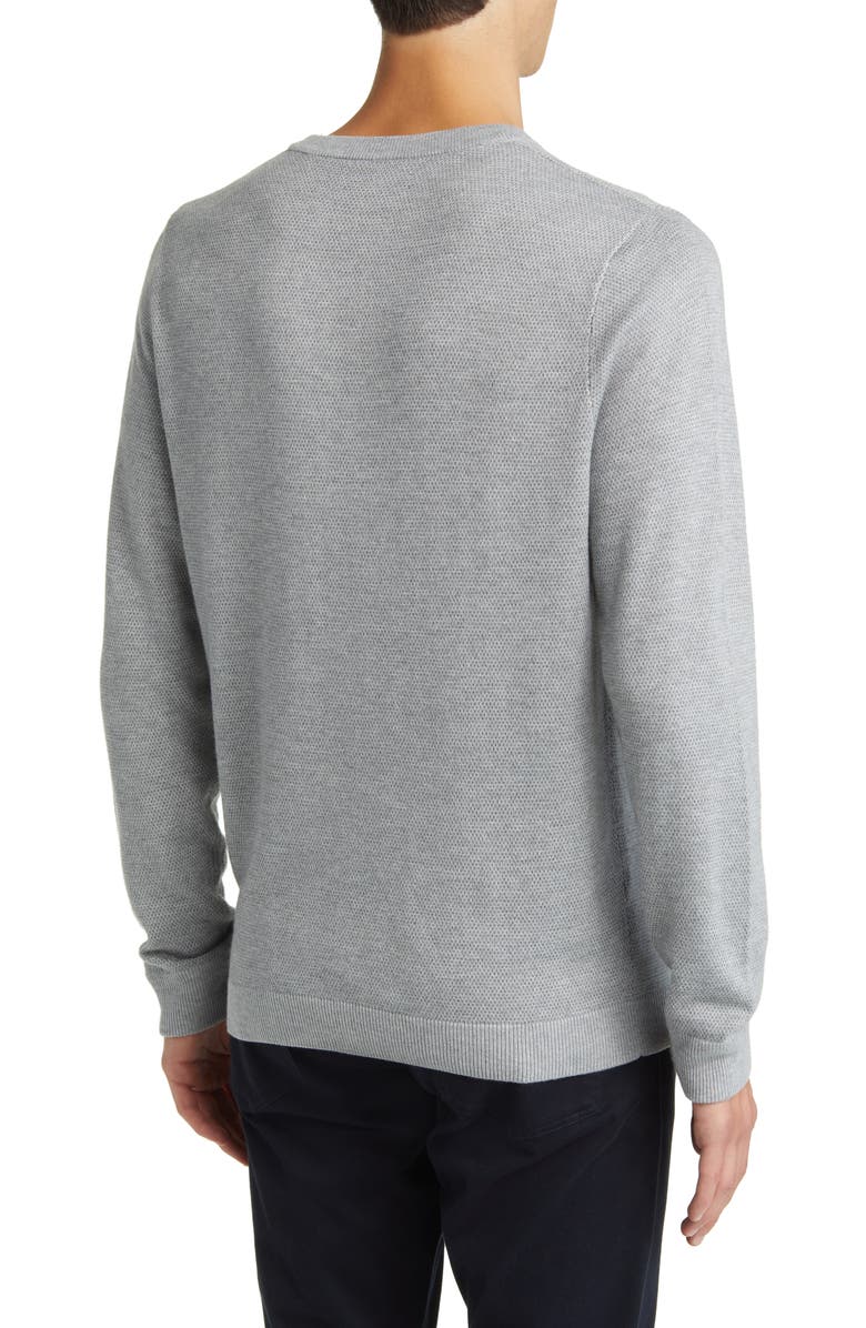 Nordstrom Bird's Eye Crewneck Sweater, Alternate, color,
