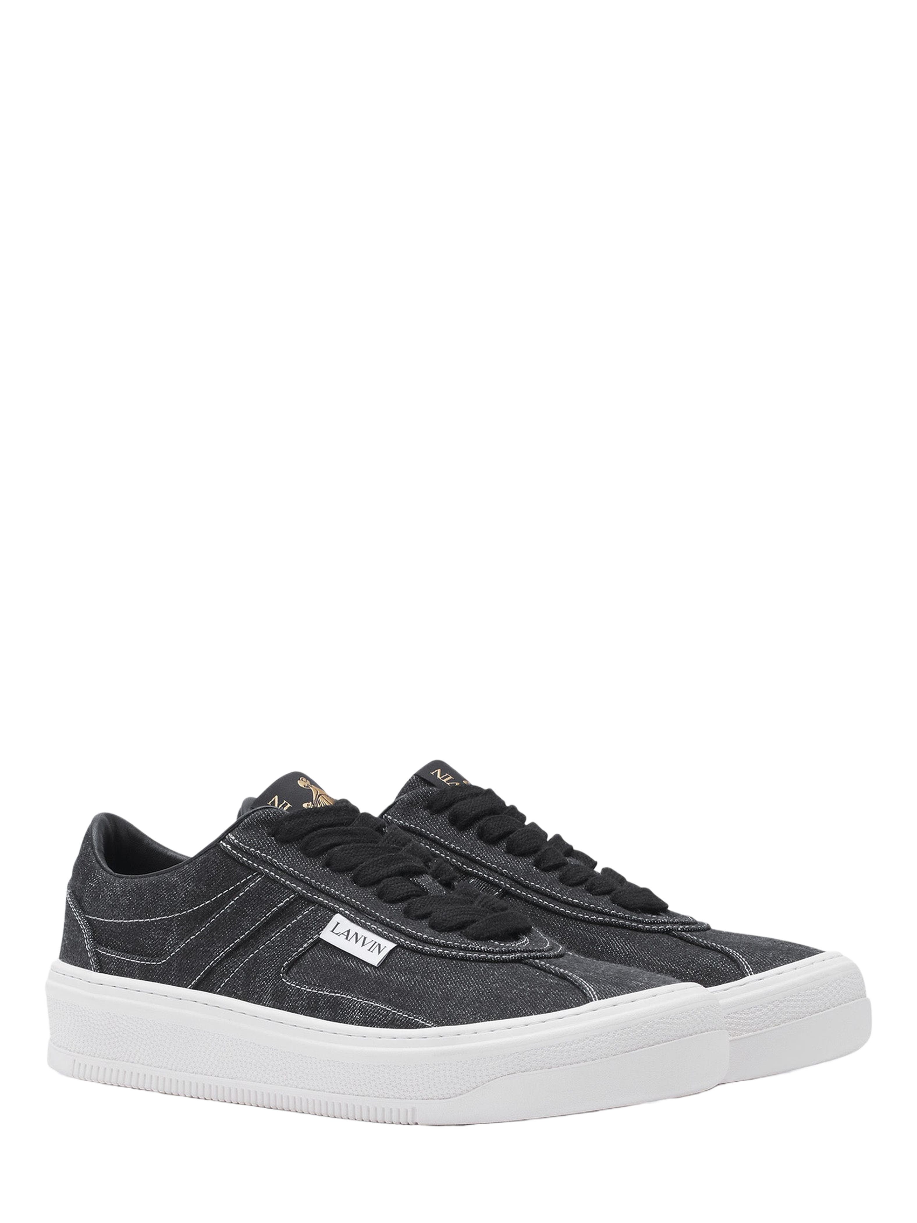 Lanvin Cash Sneakers By Lanvin In Denim, Alternate, color, 