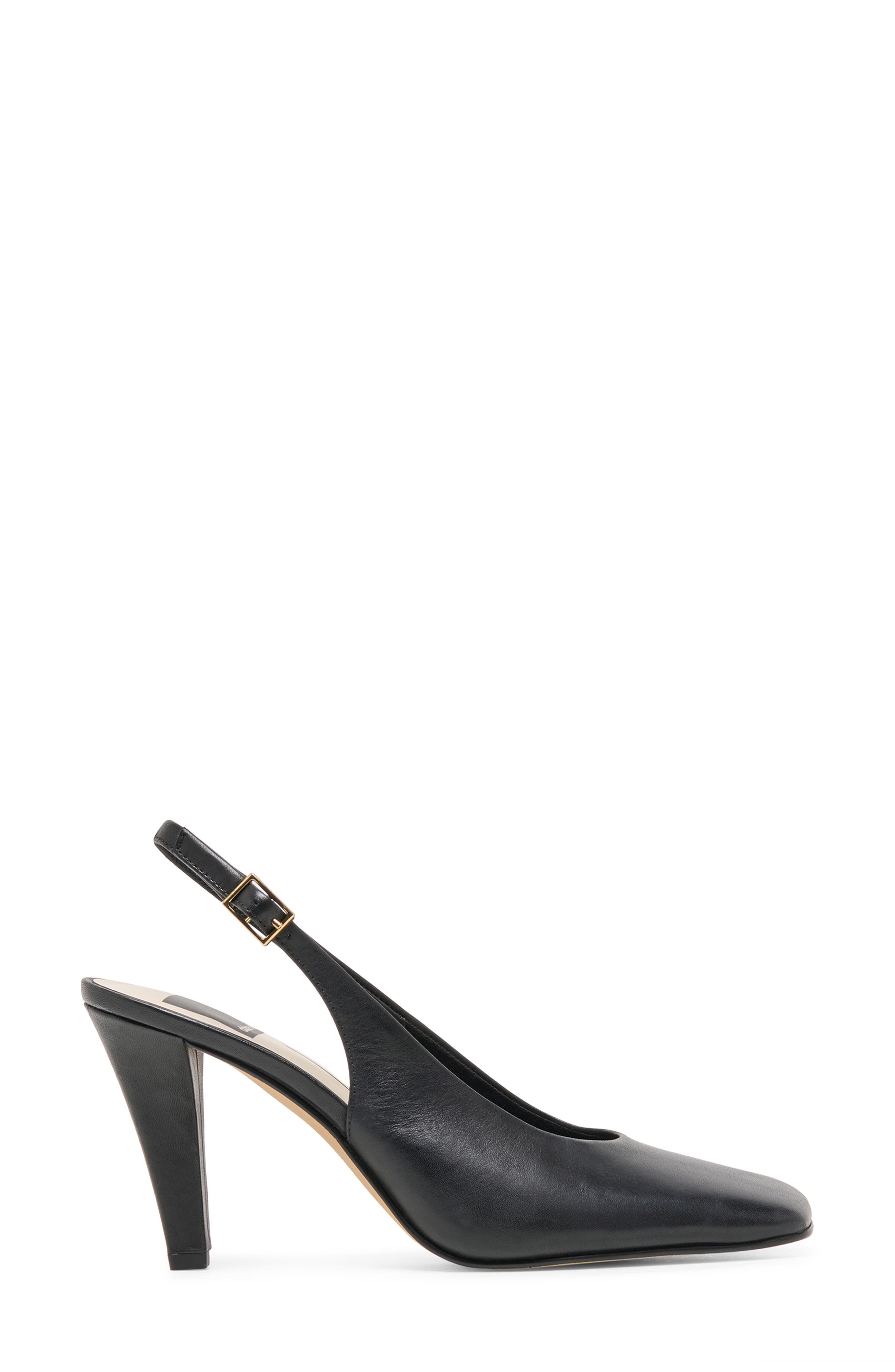 Gessia Slingback Pump, Alternate, color, BLACK LEATHER