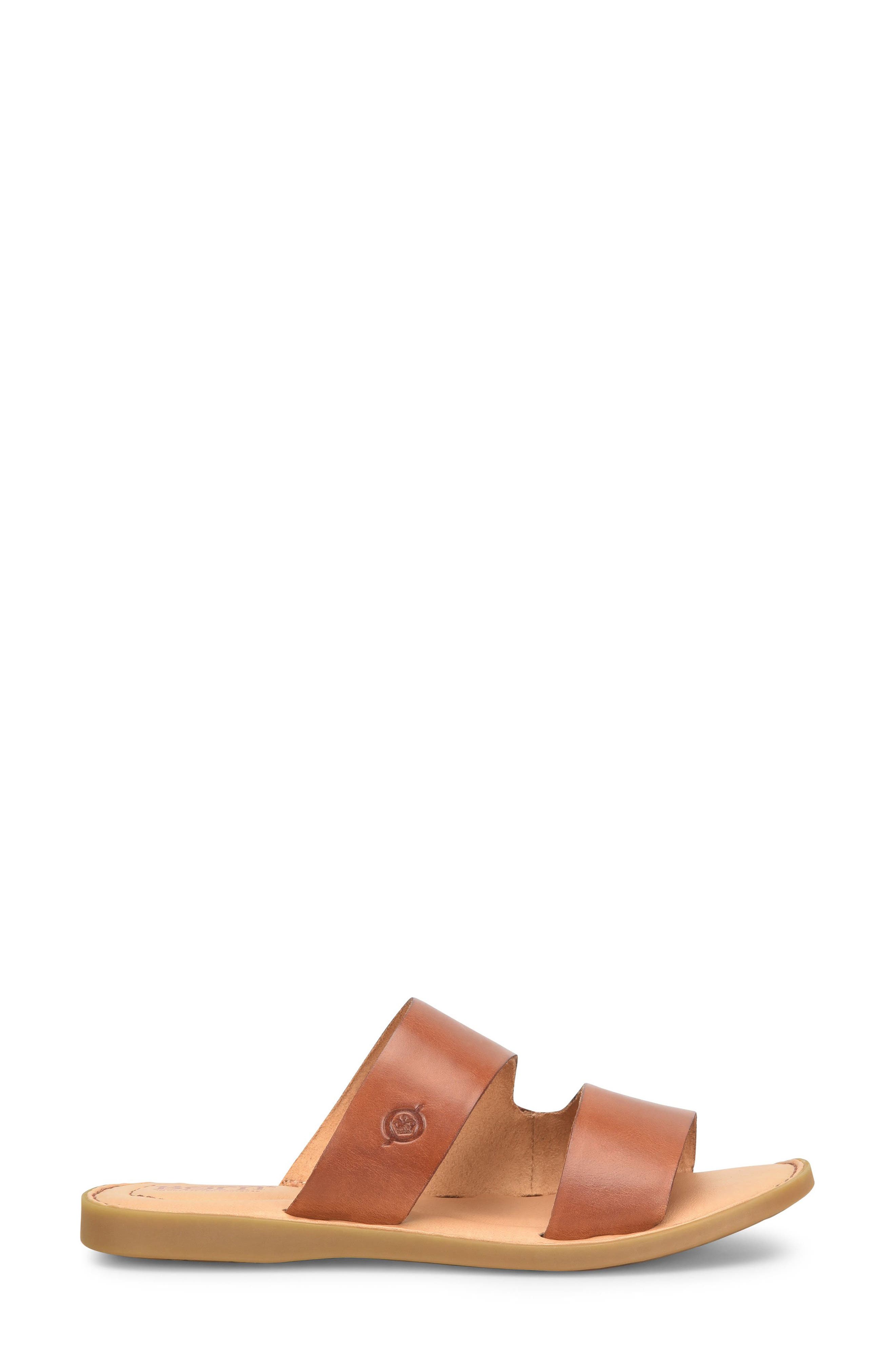 Børn Mika Sandal, Alternate, color, Brown Leather