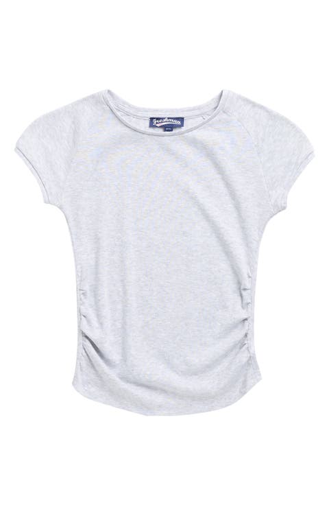 Kids' Ruched Cap Sleeve T-Shirt (Big Kid)