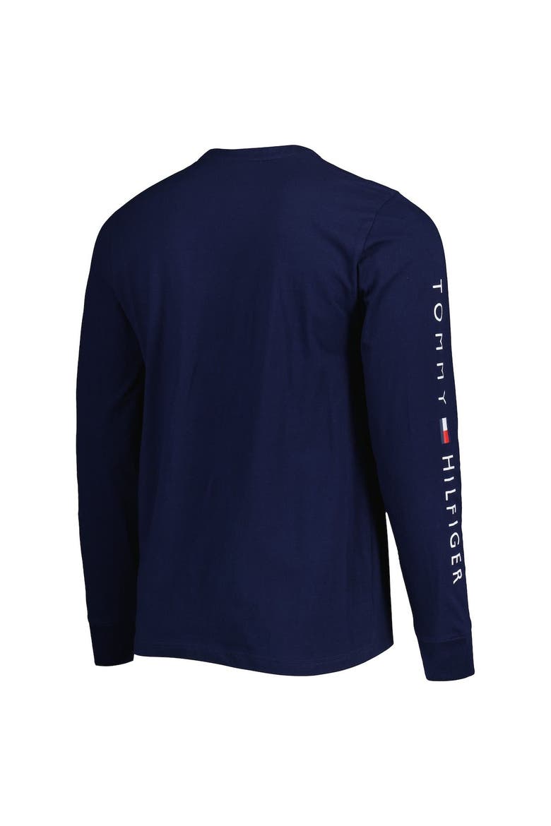 Men's Tommy Hilfiger Navy New England Patriots Peter Team Long Sleeve T-Shirt, Alternate, color, Navy