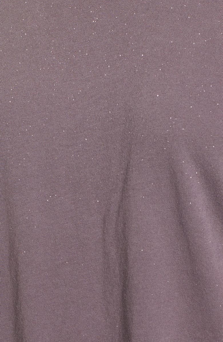 Current/Elliott The Rolled Sleeve Glitter Tee, Alternate, color, 