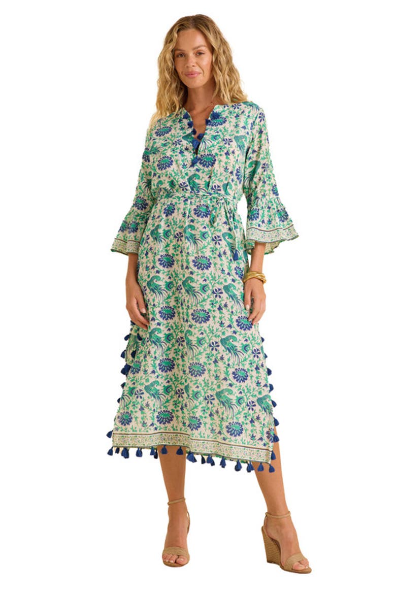 Sarina Kaftan, Alternate, color, Goa Print