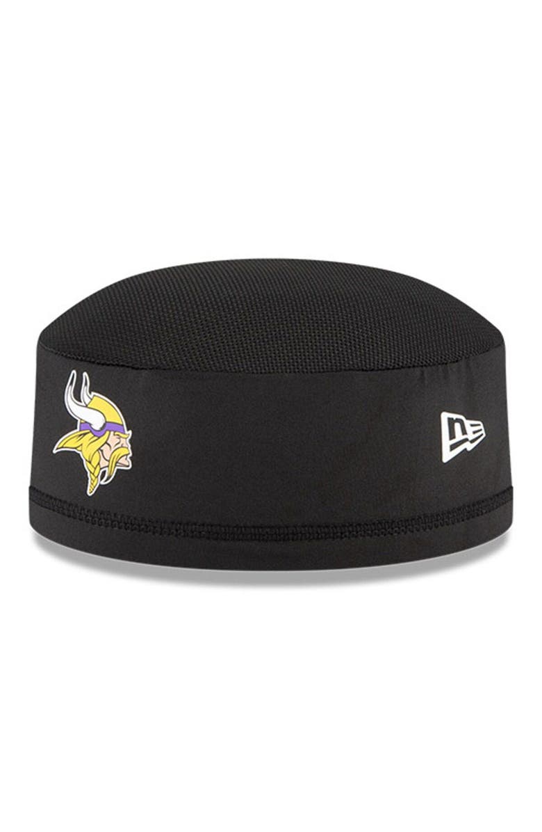 New Era Men's New Era Black Minnesota Vikings NFL Training Skully Cap, Main, color, 