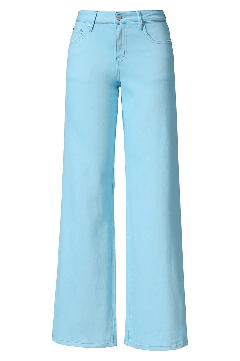 Mid Rise Wide Leg Jeans, Alternate, color, SKY BLUE