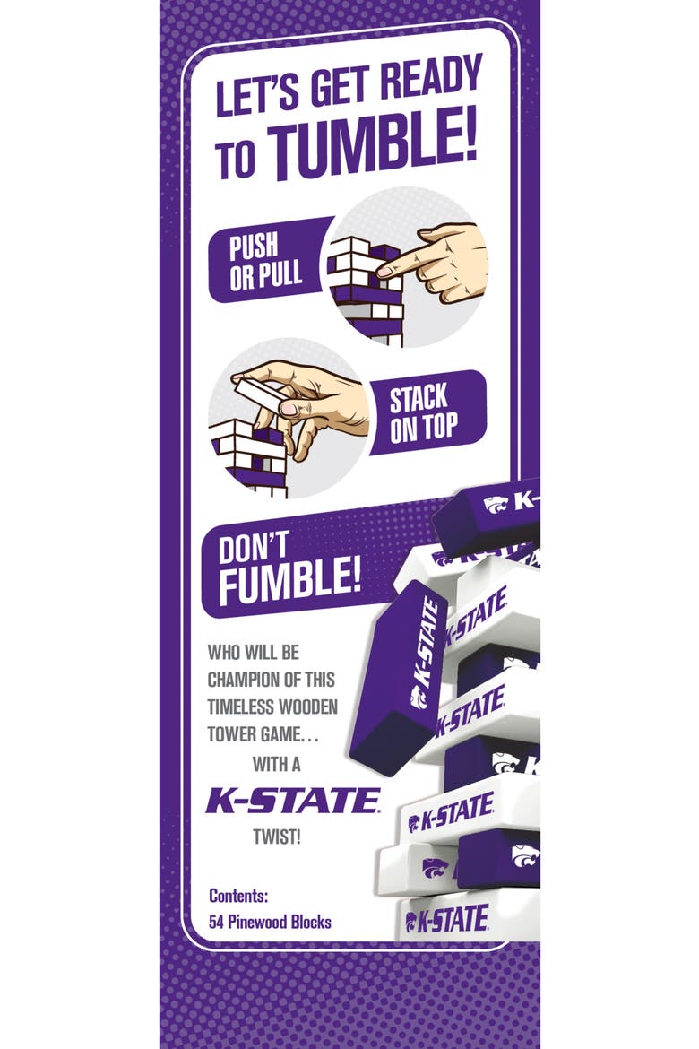 Kansas State Wildcats Tumble Tower, Alternate, color, Multicolor