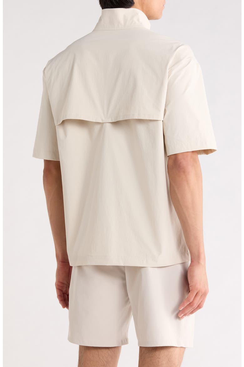Popover Golf Shirt, Alternate, color, GREY MOONBEAM