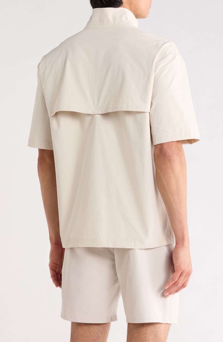 Z by Zella Popover Golf Shirt, Alternate, color, Grey Moonbeam