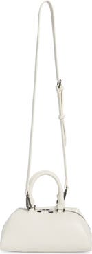 BCBG Faux Leather Top Handle Satchel