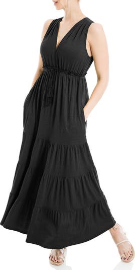 Tassel Tie Maxi Dress