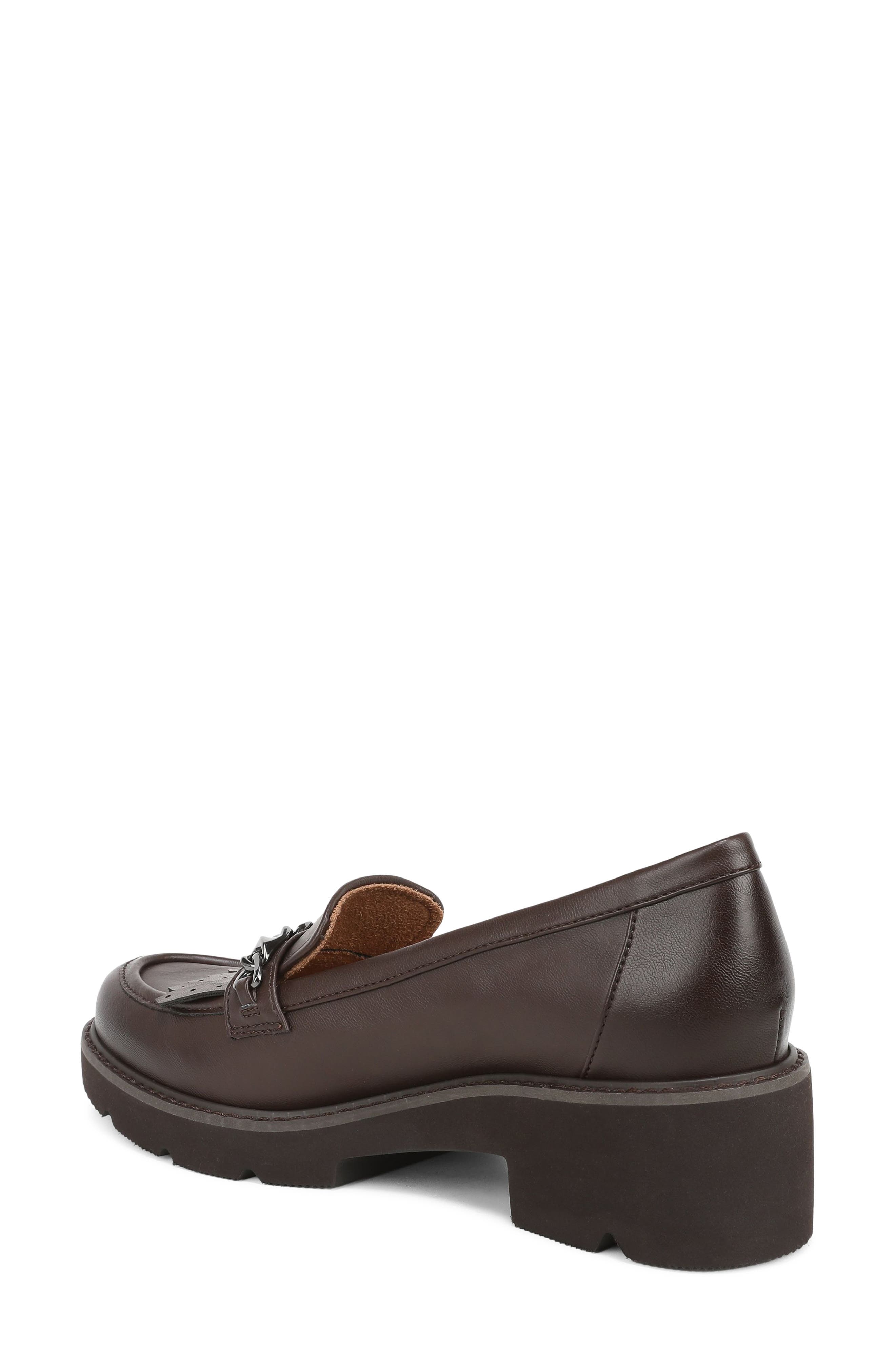 Celia Faux Leather Loafer, Alternate, color, OXFORD BROWN FAUX LEATHER