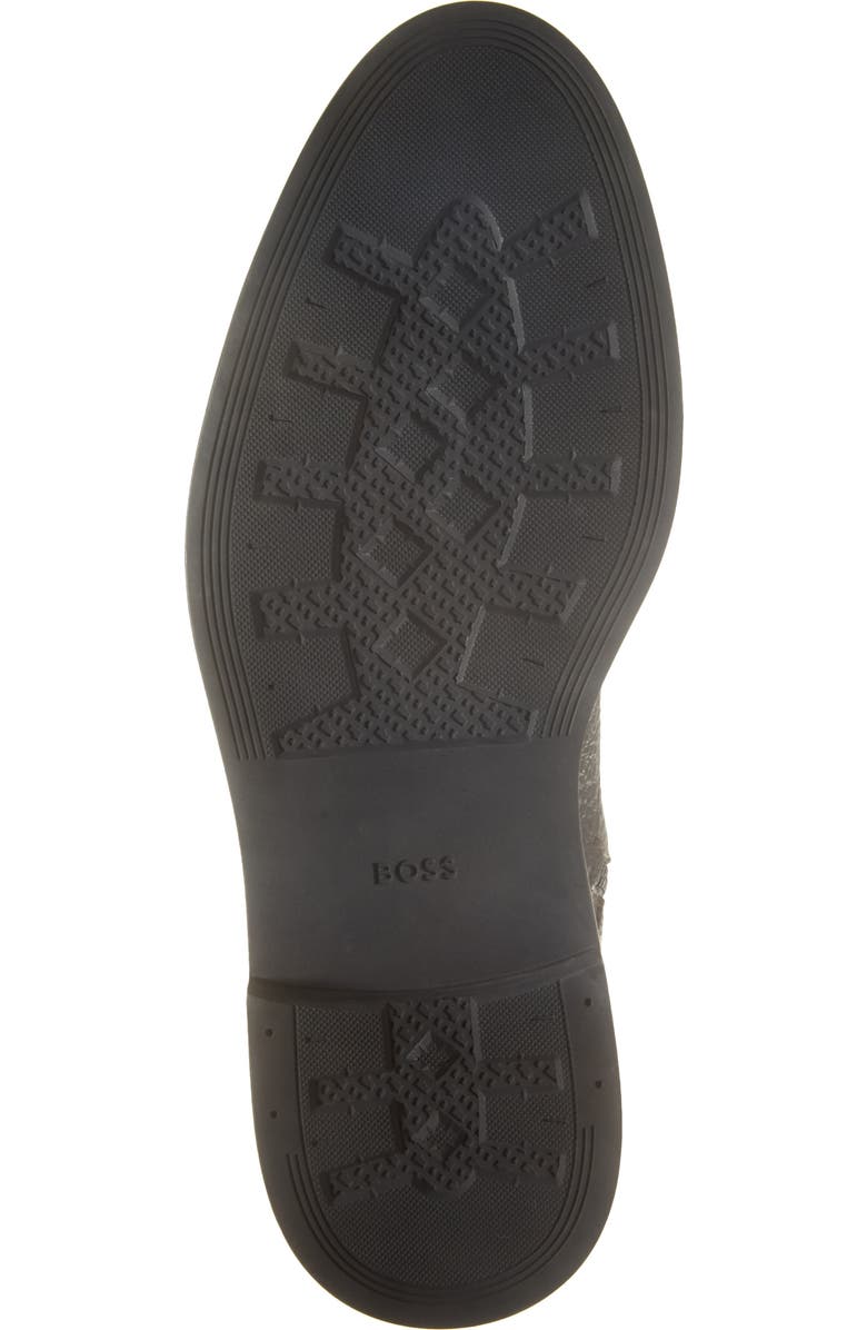 BOSS Calev Faux Fur Lined Boot, Alternate, color, Dark Brown