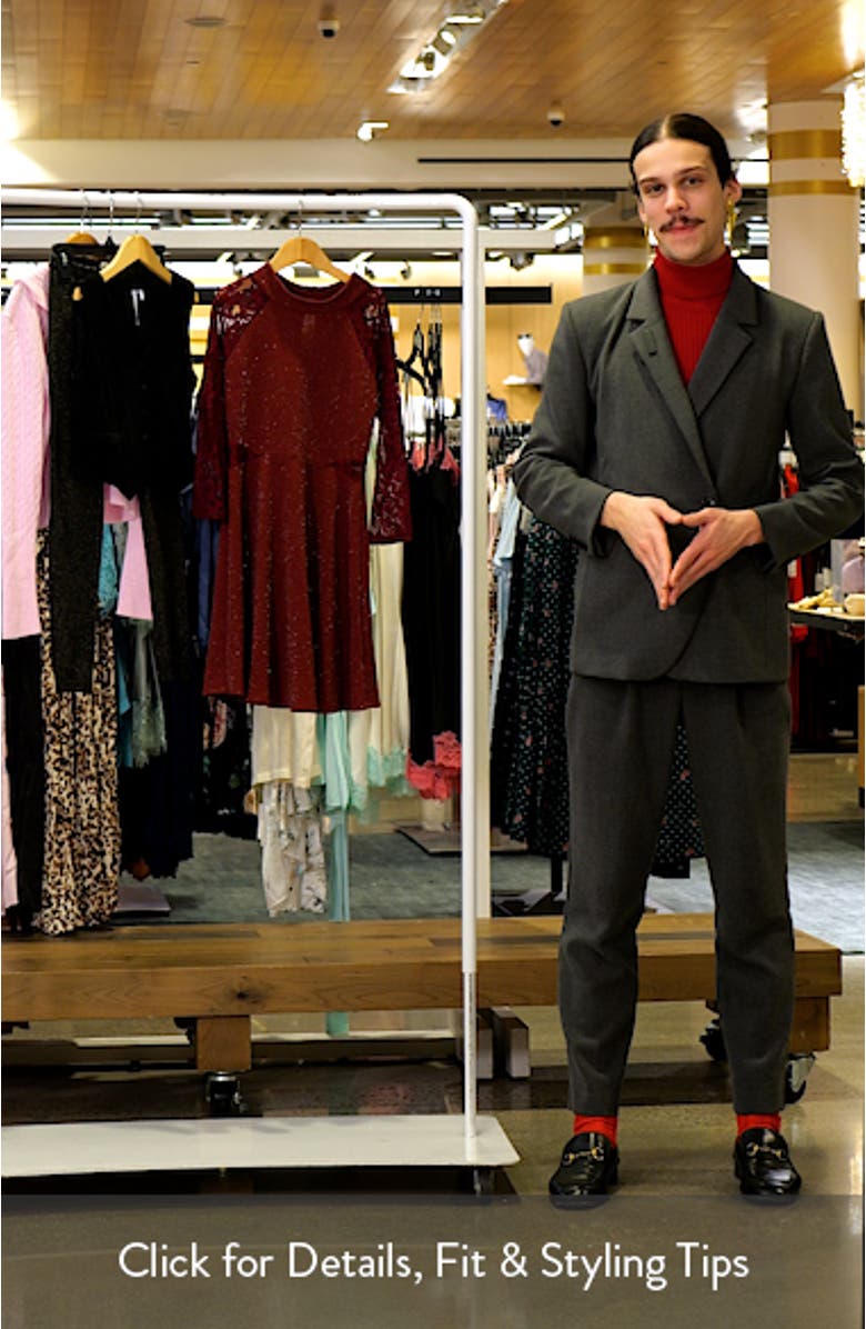 Kids' Lacy Long Sleeve Skater Dress, sales video thumbnail