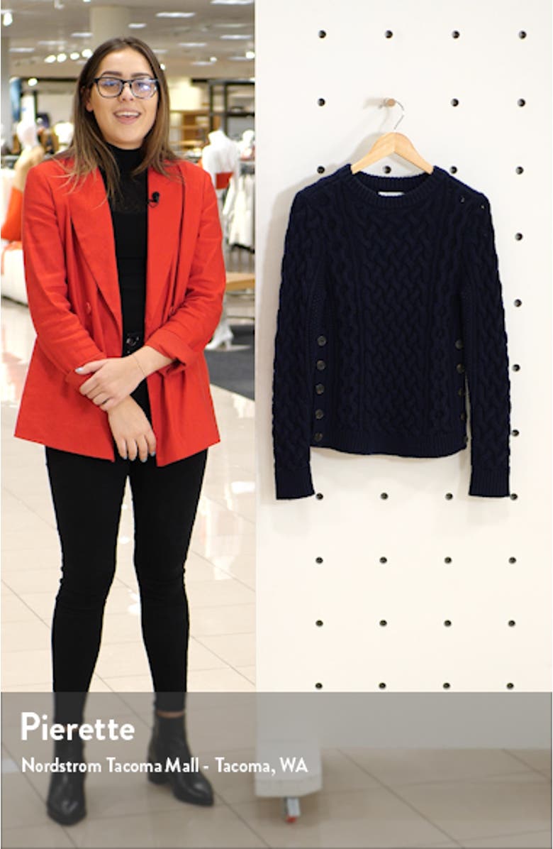 Fisherwoman Crewneck Pullover Sweater, sales video thumbnail