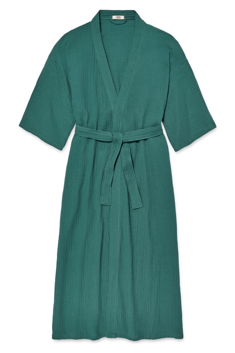 Nichols Gauze Robe, Alternate, color, OCEANIC