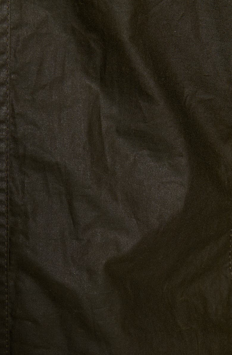 Barbour Violet Lightweight Waxed Cotton Canvas Coat, Alternate, color,