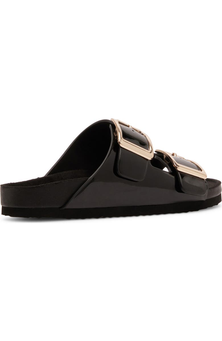Madden Girl Bodiee Slide Sandal, Alternate, color, Black Patent