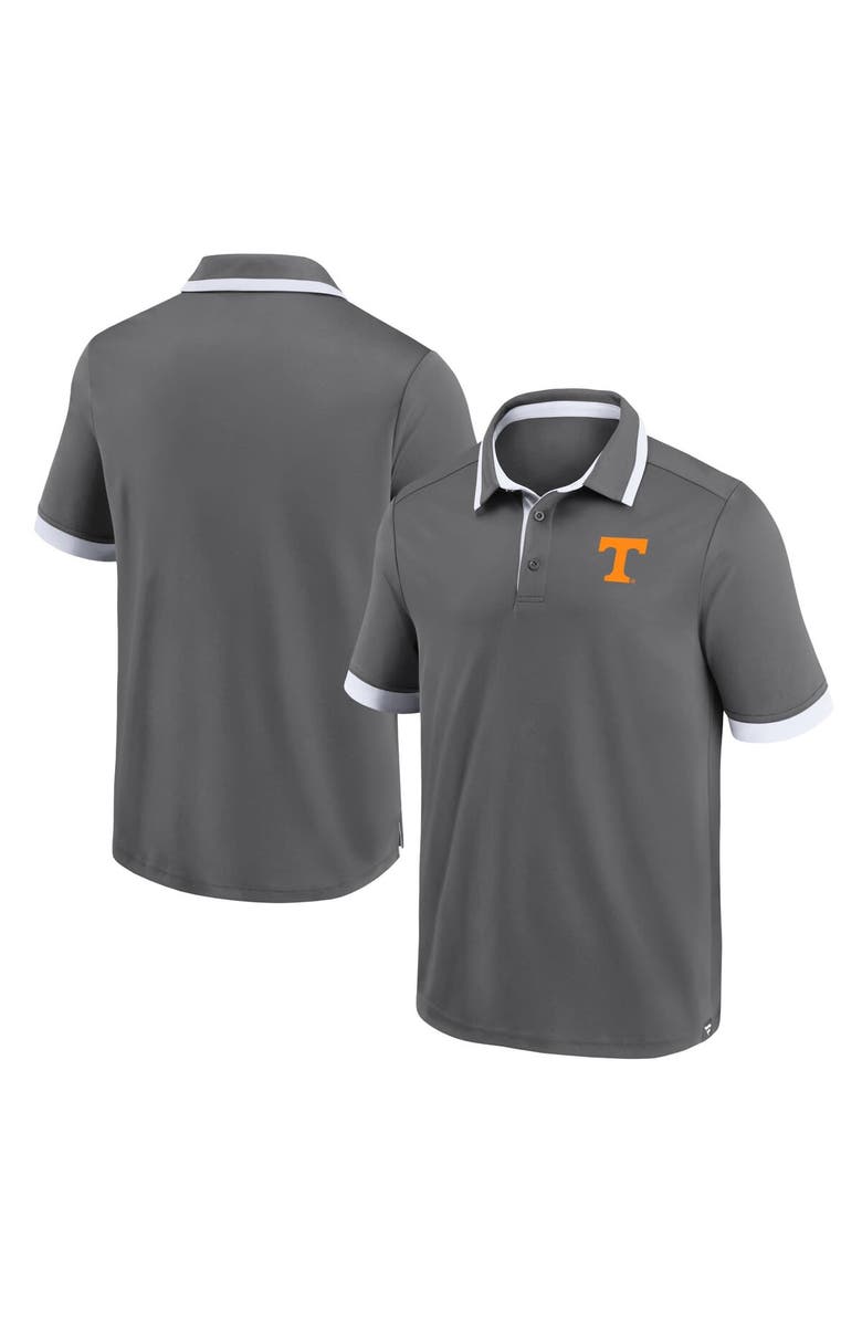 FANATICS Men's Fanatics Branded Gray Tennessee Volunteers Color Block Polo, Alternate, color, 