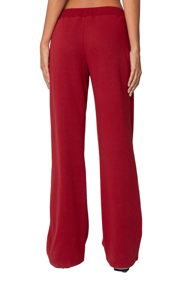 '06 Sweatpants, Alternate, color, BURGUNDY