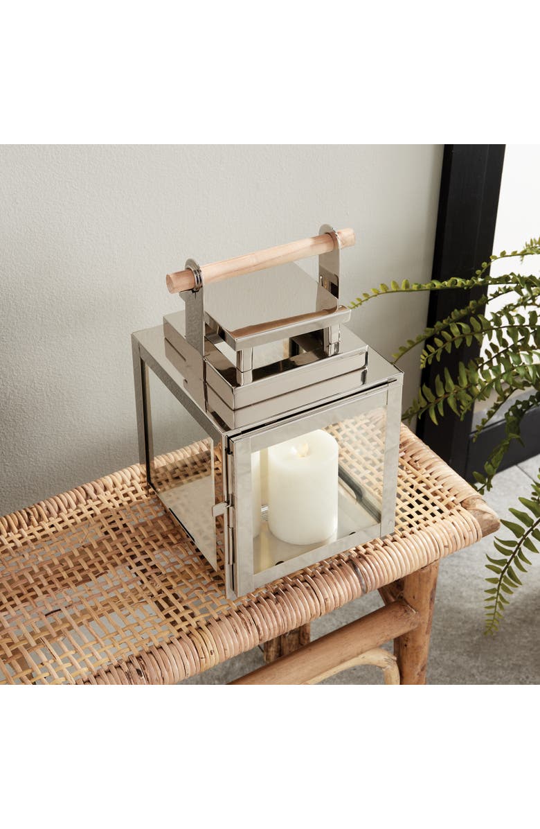 Napa Home & Garden Adwin Outdoor Lantern, Alternate, color, Silver