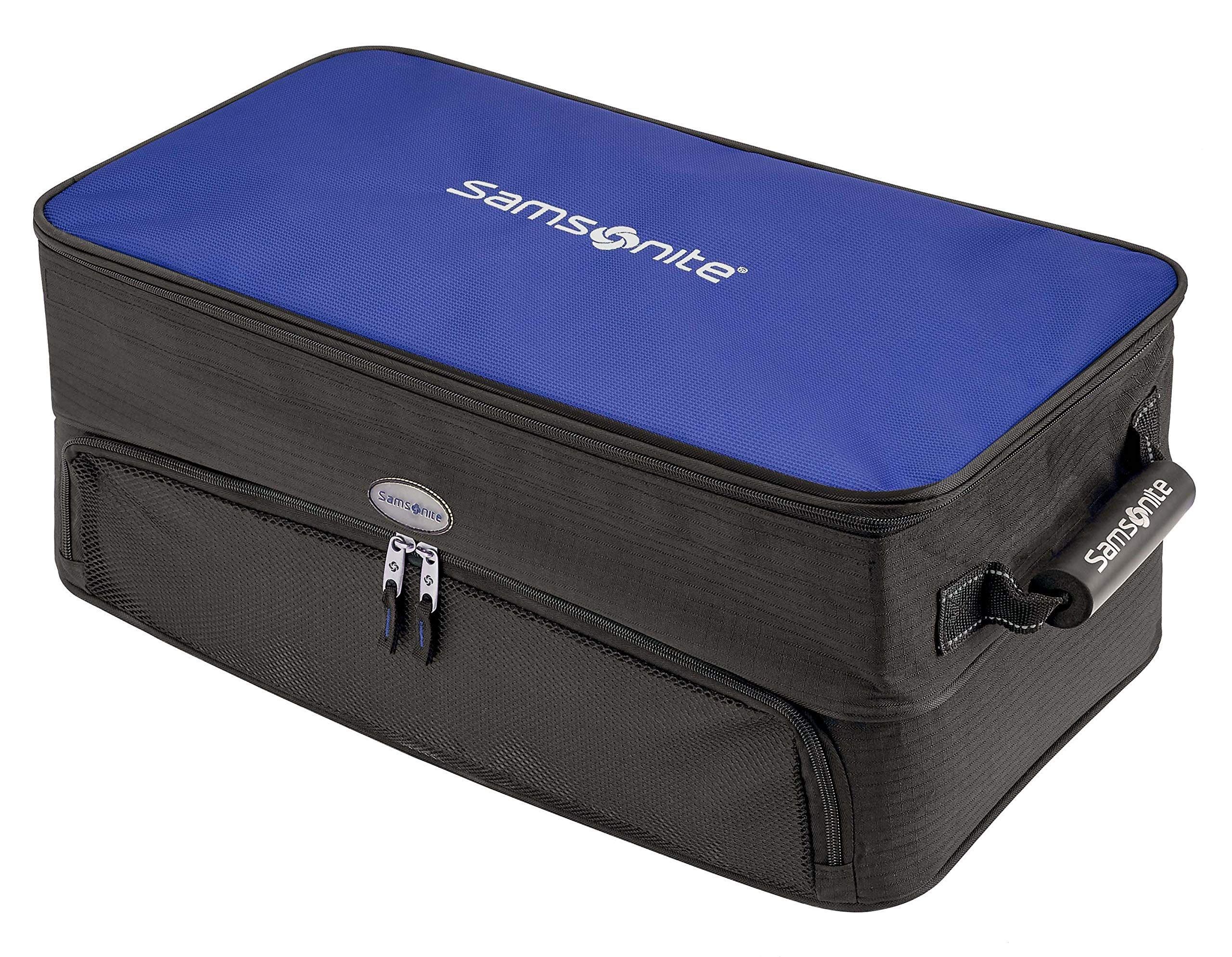 Samsonite Golf Trunk Organizer, Main, color, Black/Blue